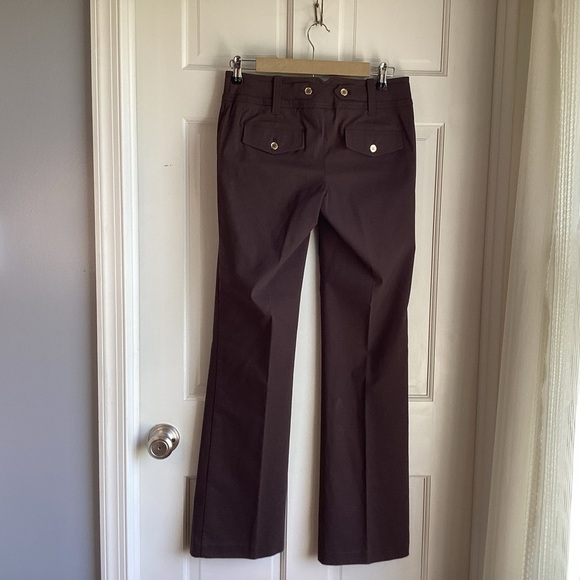 Bisou Bisou Michele Bohbot Women’s Brown Dress Slacks. Size 2 - Picture 2 of 4